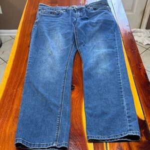 Men's Blue Straight Jeans cl2